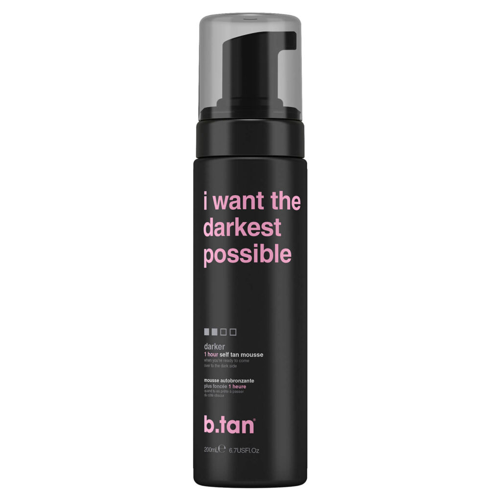 b.tan violet based trouble in a dark self tan mousse Arkiv 4YourHair
