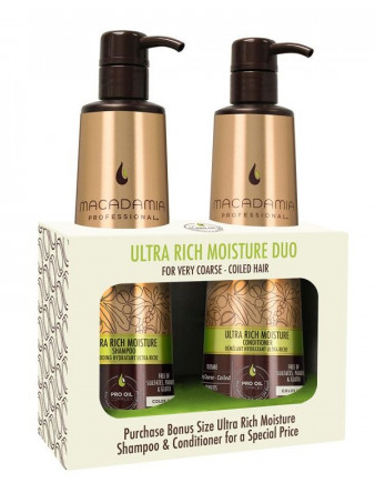 Macadamia Ultra Rich Moisture Duo – til kruset hår