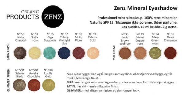 Zenz. Eyeliner, Brow & Shadow - Flere farver