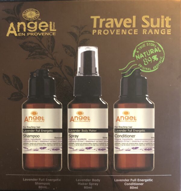 Angel Lavender Full Energetic Travel Suit – Volume Shampoo Rejsesæt